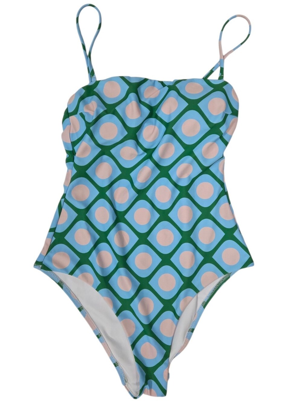 NWT Compania Fantastica Retro One Piece Swimsuit Wide Leg Pants Set Small - Picture 6 of 14